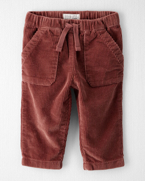 Baby Organic Cotton Corduroy Drawstring Pants | Carter's Inc