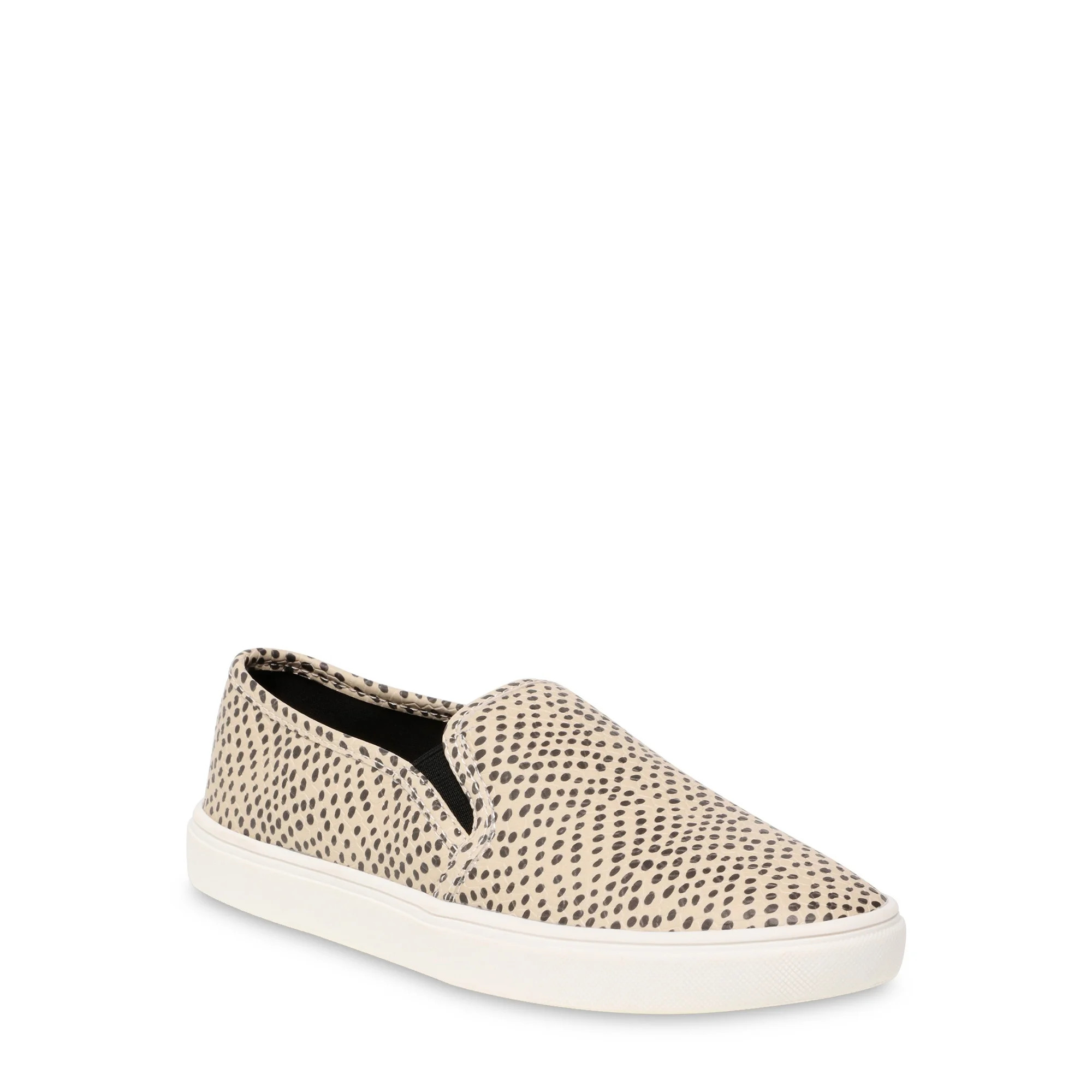 Time and Tru Animal Print Twin Gore Slip On (Women's) | Walmart (US)