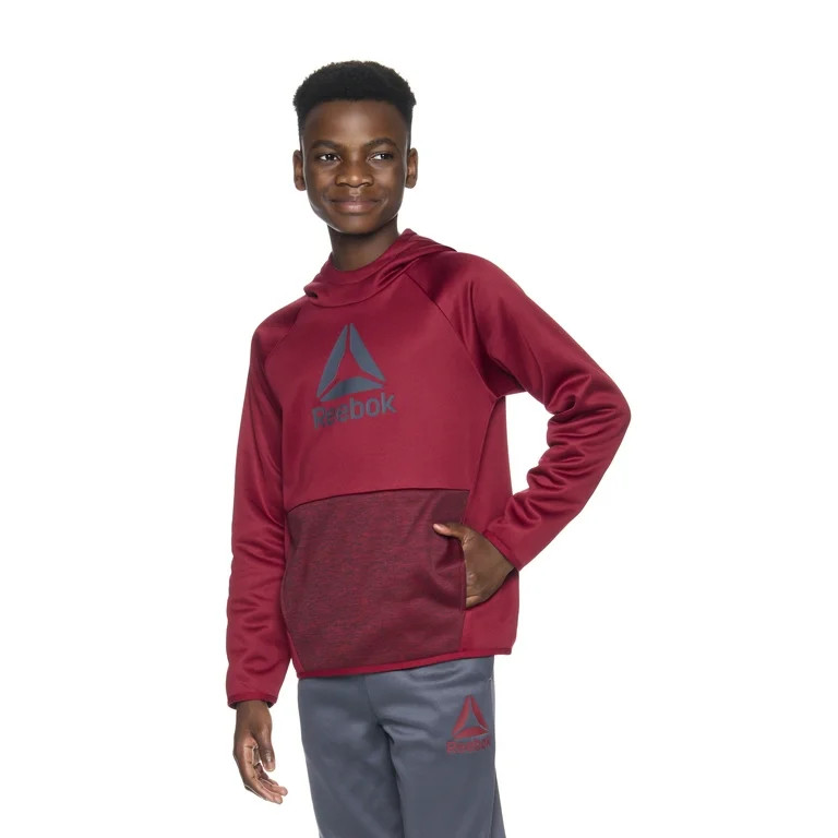 Reebok Boy's Athletic Cool Down Hoodie, Sizes 4-18 | Walmart (US)