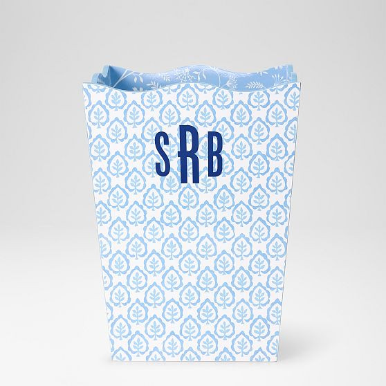 Sanderson Lacquer Waste Bin | Mark and Graham