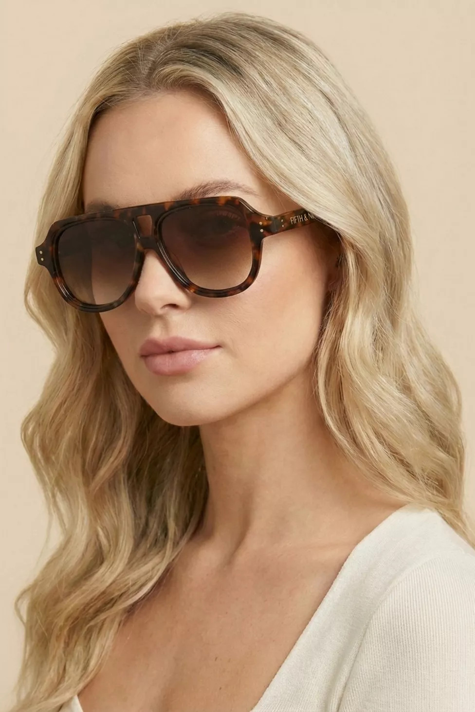 Fifth & Ninth Ender Aviator Polarized Sunglasses | Urban Outfitters (US and RoW)