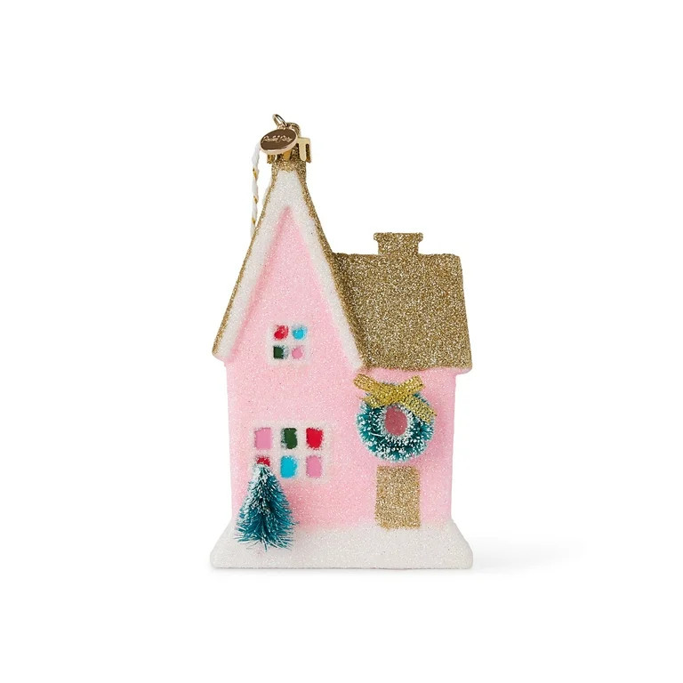 Packed Party Pink Christmas Village Christmas Ornament - Walmart.com | Walmart (US)