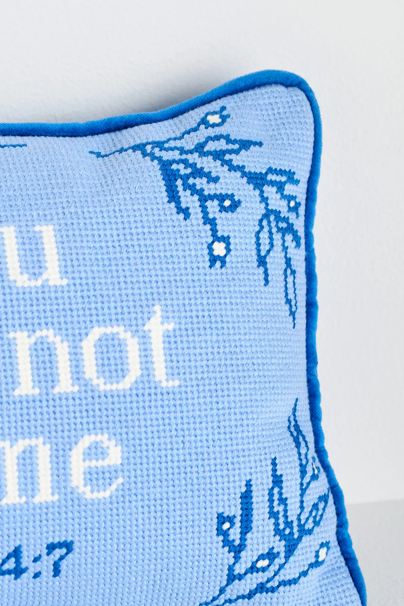 Furbish Studio Mini Needlepoint Pillow | Anthropologie (US)