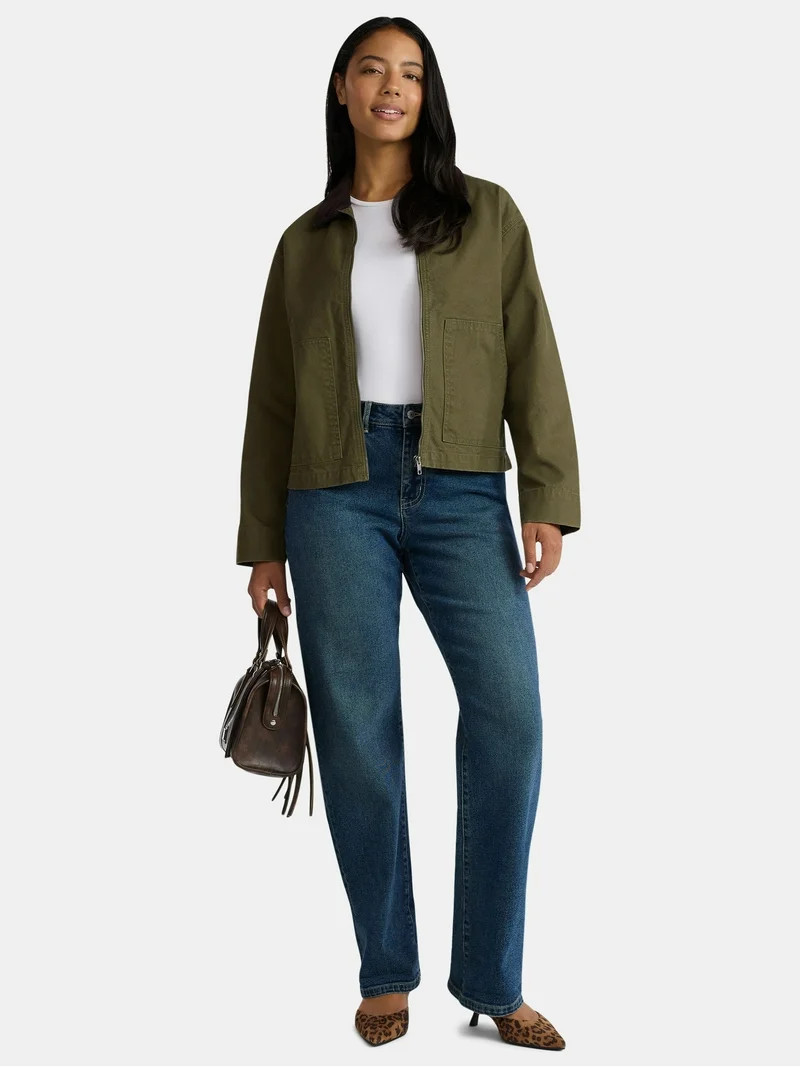 Madden NYC Women's Barrel Jeans, 28" Inseam, Sizes 00-18 | Walmart (US)