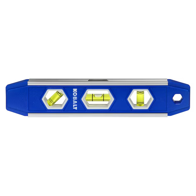 Kobalt Aluminum 9.00-in 3 Vial Magnetic Torpedo level Lowes.com | Lowe's