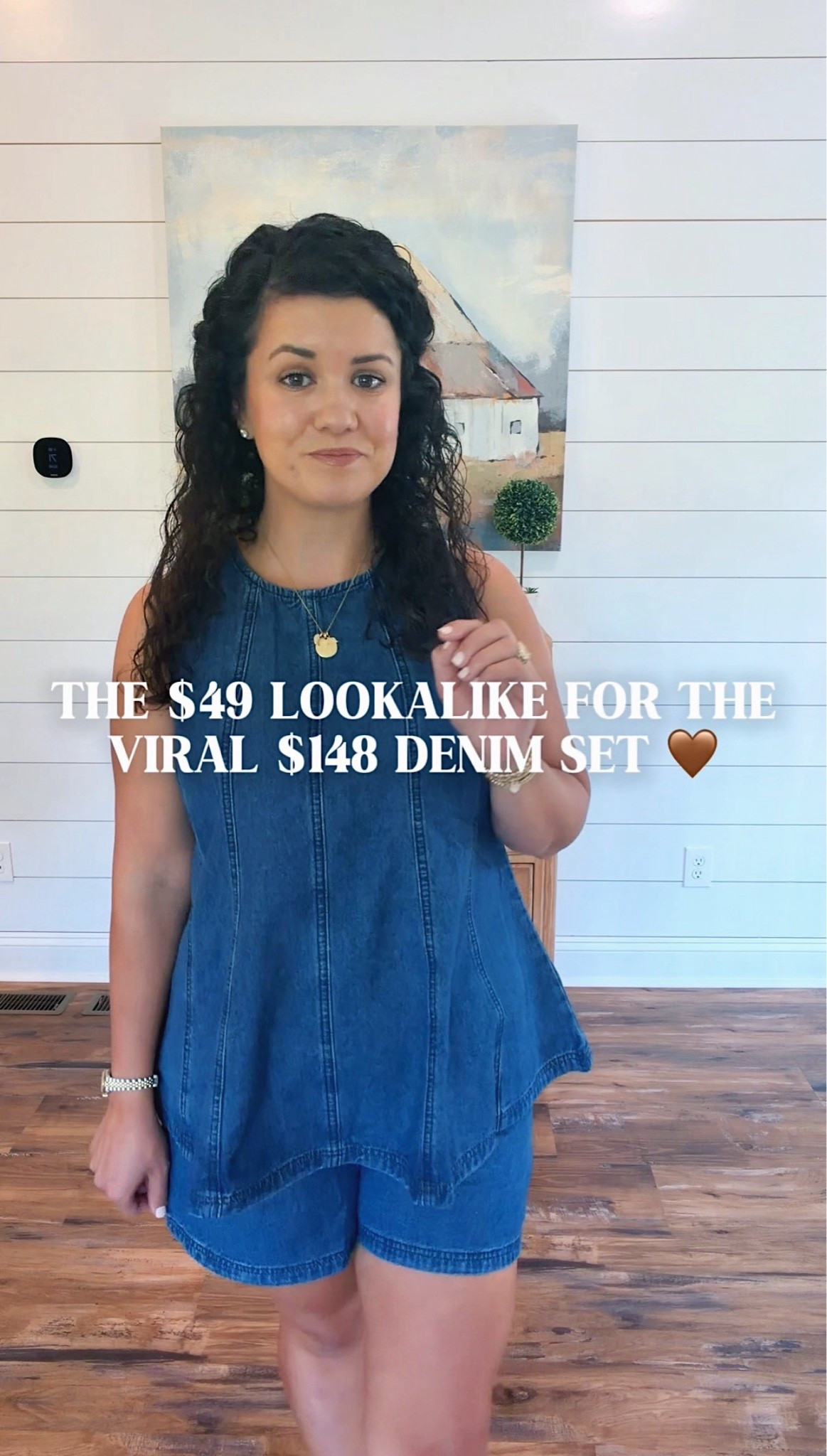 This $49 denim set might be one of my favorite look for less finds 🙌🏼🤎

It gives the same look as the viral $148 Free People denim set for almost $100 less, and I love how versatile it is! Wear it together for an easy throw-on-and-go outfit, add cowboy boots for the cutest summer-to-fall look, or mix and match each piece to create completely different outfits!! 

Such a good affordable denim set for now AND transitioning into fall ✨

#momstyle #matchingset #everydayoutfit #lookforless #affordablefashion #denimset #freepeoplelookalike #freepeopleinspired #affordablefashion #lookforless #summeroutfit #summerfashion #womensfashion #casualoutfit #momstyle #everydayoutfit #freepeople #matchingset #momfit #everydaystyle #affordablefashion #lookforless #summerstyle #cottonstyle #momfit #momoutfit #momlife #affordablefashion #budgetfriendlyfashion #everydaystyle #momstyle #matchingset #summerstyle #affordablestyle #momstyle #momfit #momoutfit #everydayoutfit #set #matchingset #femininefashion #outfitinspo #summer #summerstyle #summerfashion #dress #dresses #dresslover #spring #springstyle #springfashion #springdress #ootd #summerdress #style #fashion #brunch #preppy #preppystyle #grandmillenial #grandmillenialstyle #ladies #ladiesfashion #ladiesstyle #classic #classicstyle #chic #timeless #timelessstyle #lookforless #desingerlookalike #etsy #affordable #affordablefashion #affordablestyle #budgetfriendly #budgetstyle #styleonabudget #momlife #momfit #momoutfit #everydaystyle #affordabledresses #naturalfiber #lowtox #cotton #linen #crunchymom #healthymom #wellness #summeroutfit #wfh #sahm #momoutfit #set #fallstyle #fallfashion #prefall #denim

#LTKmomlife #LTKootd #LTKSeasonal

#LTKgrwm #LTKmomlife #LTKootd