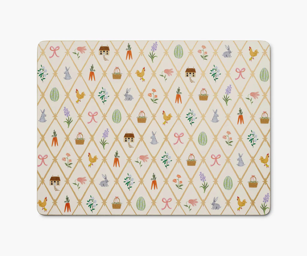 Cork Placemats - Spring Farm | Rifle Paper Co.