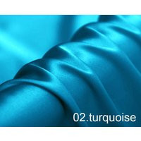 Silk Satin Fabric Pure Solid No.02 Turquoise Color For Wedding, Evening Dress, Shirts, Pants Sell By The Yard | Etsy (US)