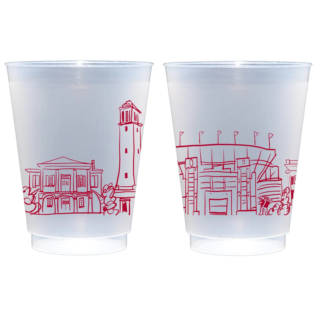 University of Alabama Campus Skyline Frosted Roadie Cup 10 - Etsy | Etsy (US)