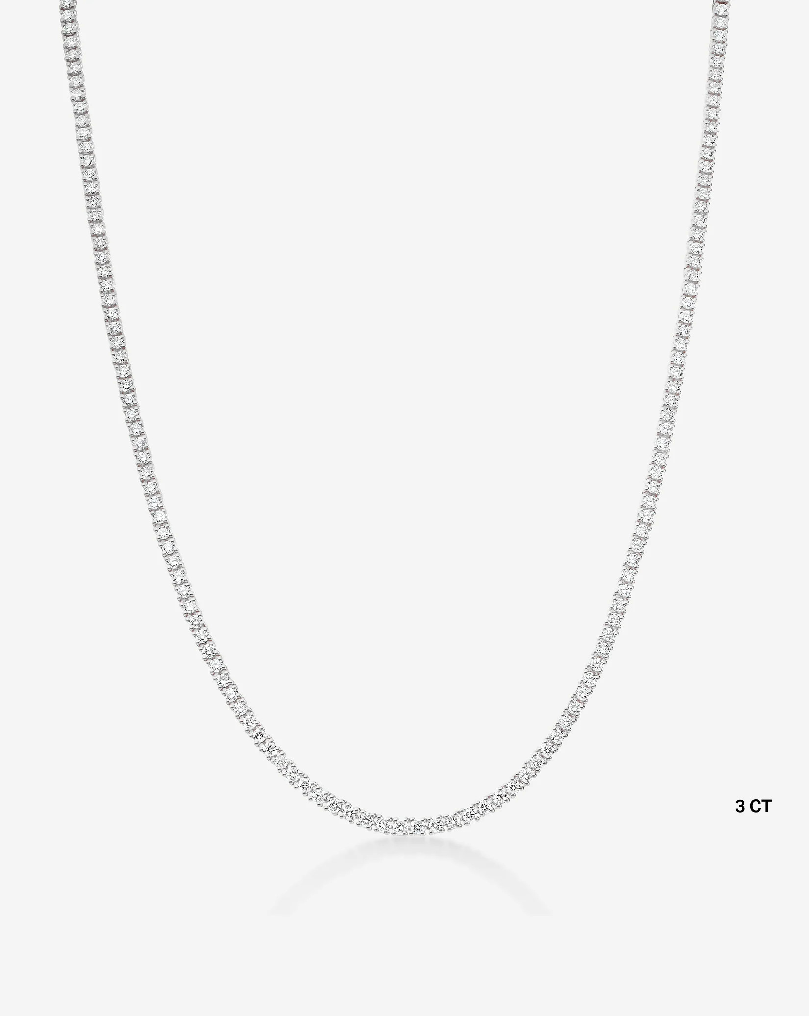 Classic Lab Diamond Tennis Necklace | Ring Concierge