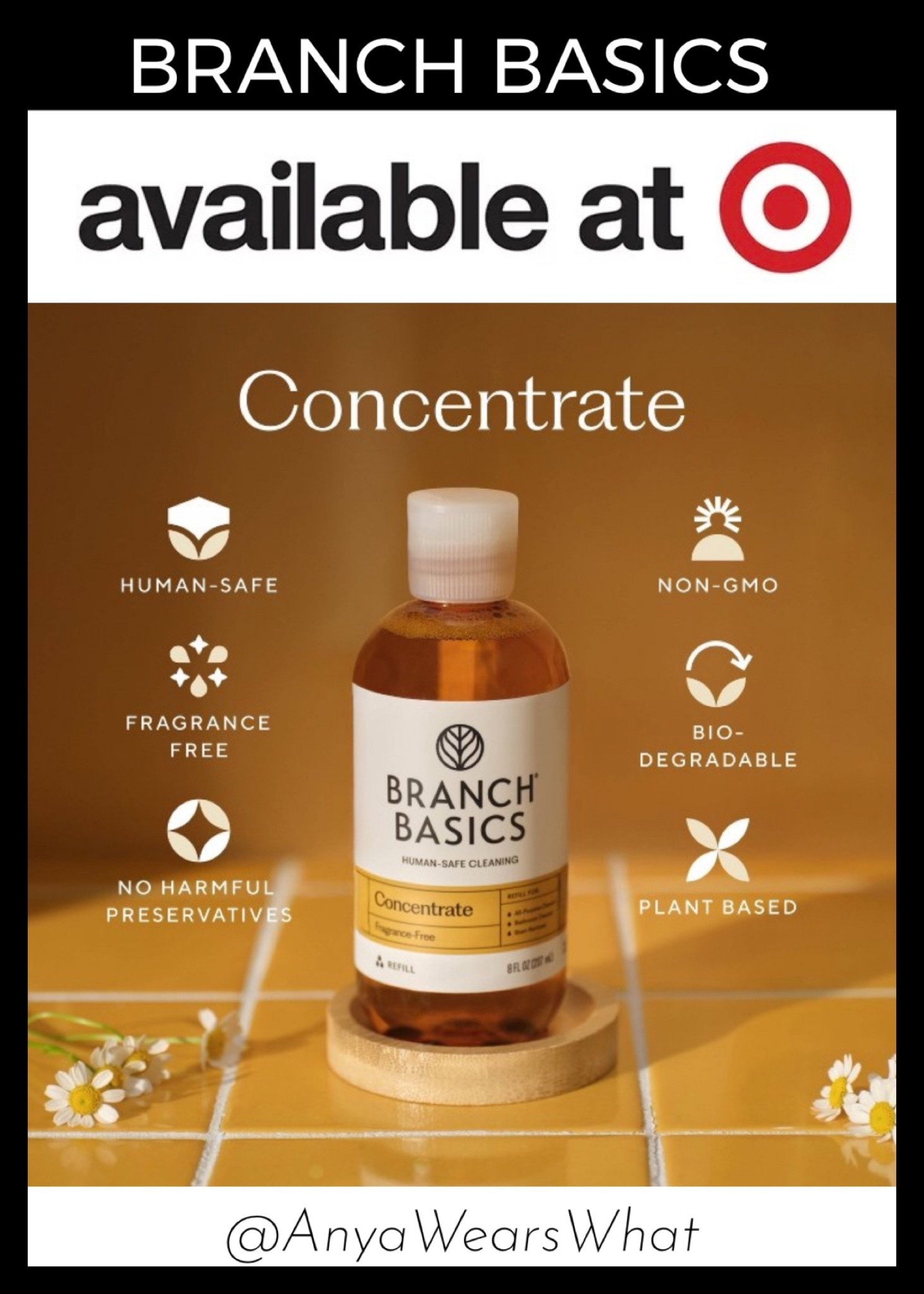 BRANCH BASICS is now available at Target! 🎯 
Simplify your cleaning routine with sustainable, human-safe products!
Branch Basics Concentrate is your all-in-one solution for a healthier, cleaner home. Made from plant and mineral-based ingredients, this concentrated product replaces virtually every cleaner in your home. I love it and use it everyday! 😍

#clean #organic #housecleaning #cleaningroutine 

#LTKFindsUnder50 #LTKSaleAlert #LTKHoliday