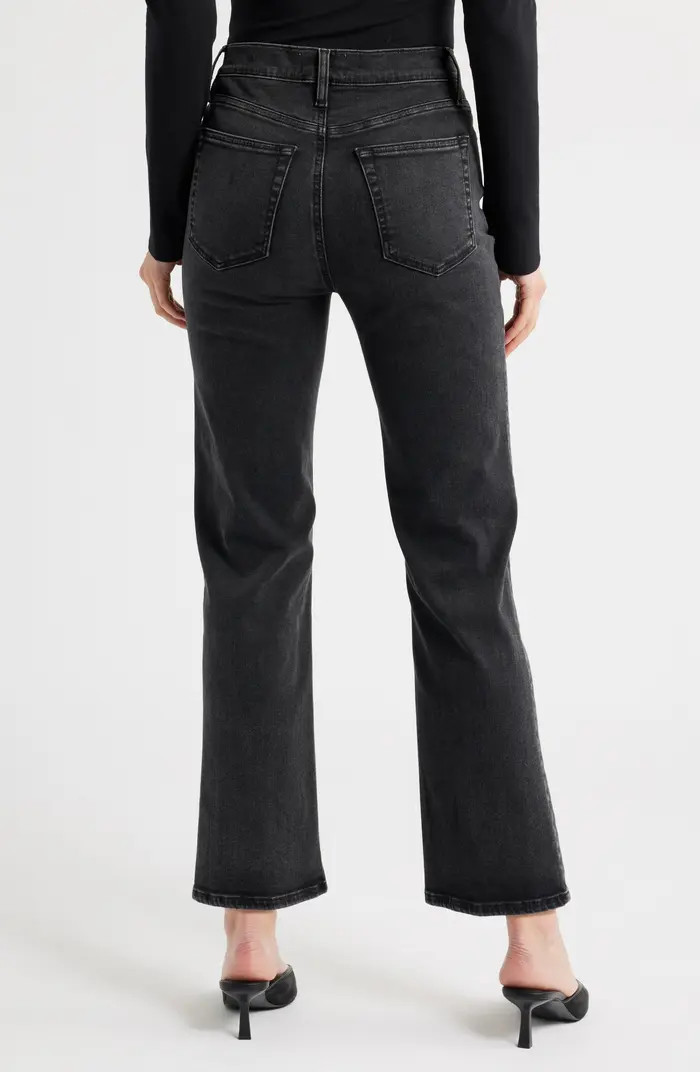 FRAME Le Sleek High Waist Ankle Straight Leg Jeans | Nordstrom | Nordstrom