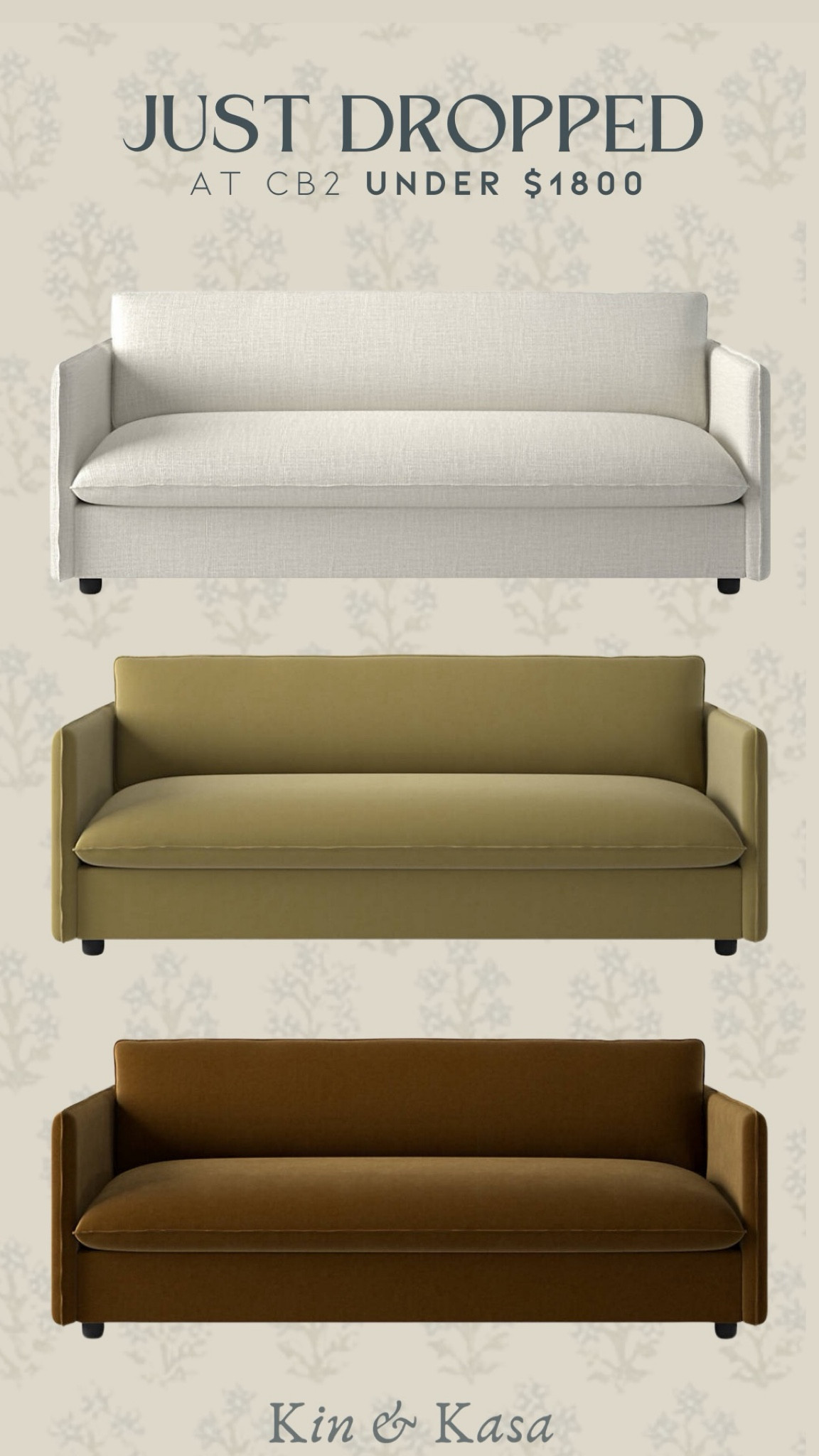 Here’s what I’m currently loving from the new arrivals at Cb2 ! 
This sofa is a must have its super minimal and transitional for the seasonal decor.  And I looove the colors 🤎

I’ve linked the details below CLICK the images to SHOP NOW and SHARE with your friends.

#homedecor #livingroom #springhome #springdecor #cb2 

#LTKSeasonal #LTKhome #LTKstyletip