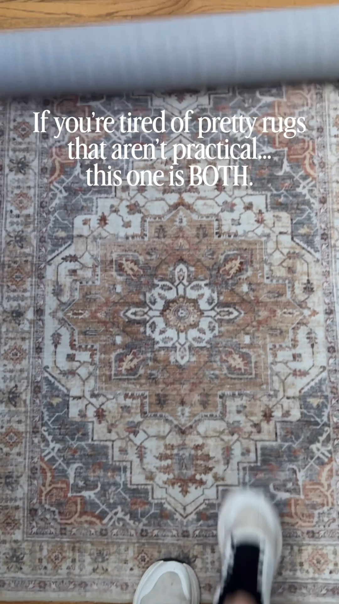 This might be the runner your kitchen’s been missing.

It checks all the boxes : 
✔️Machine washable
✔️non-slip
✔️soft underfoot, AND 
✔️the prettiest vintage-inspired neutral pattern. 

The warm tones are perfect for cozying things up for fall without feeling too seasonal. 🤎
.
.
.

washable runner rug, kitchen runner, vintage rug, neutral home decor, fall home decor, washable rug, non slip rug, kitchen decor, cottage style, vintage inspired decor, cozy home, affordable home finds