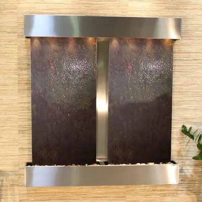 Aspen Falls Wall Fountain with Light | Wayfair North America