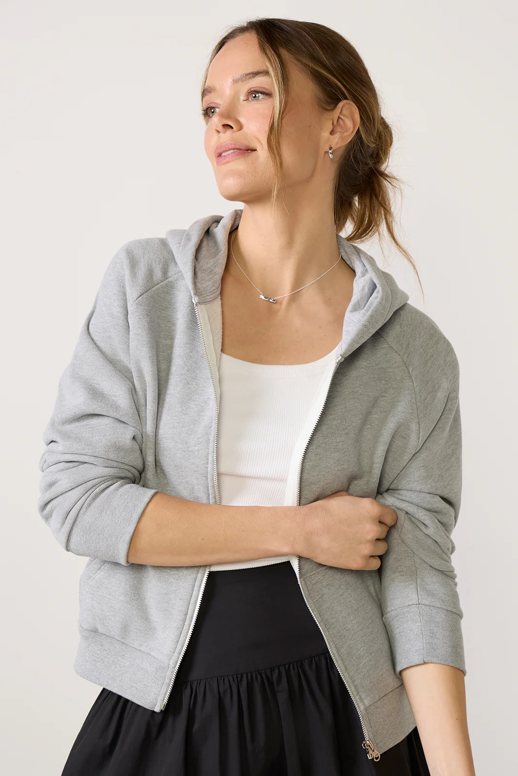 Heritage Zip Up Sweatshirt | Evereve