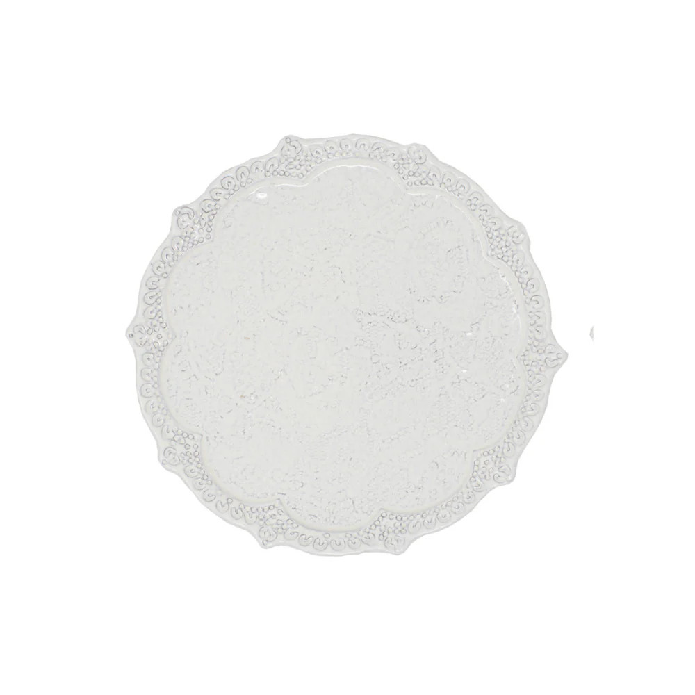Merletto Antique Bread / Canapé Plate | Arte Italica & Crown Linen Designs