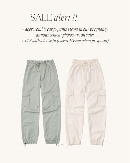 20% off my fave cargo pants! I wear true to size medium even when pregnant they’re stretchy at the waist and ankles tie up top to be cinched! 

#LTKunder100 #LTKsalealert