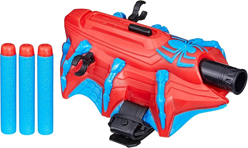 Marvel NERF Spider-Man Thwip-Tech Blaster, Includes 3 Darts, Web Shooter, Role Play Toy for Kids ... | Amazon (US)
