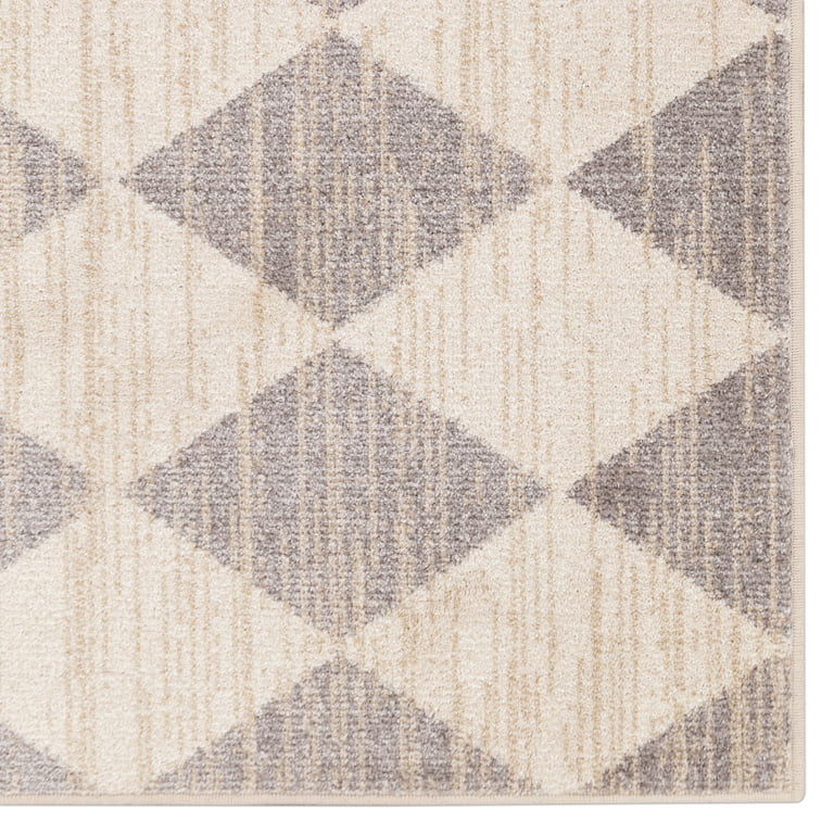 My Texas House Bronwyn 8'6" X 11'6" Grey Geometric Area Rug | Walmart (US)