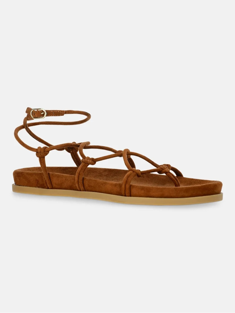 No Boundaries Women's Lace up Sandals | Walmart (US)