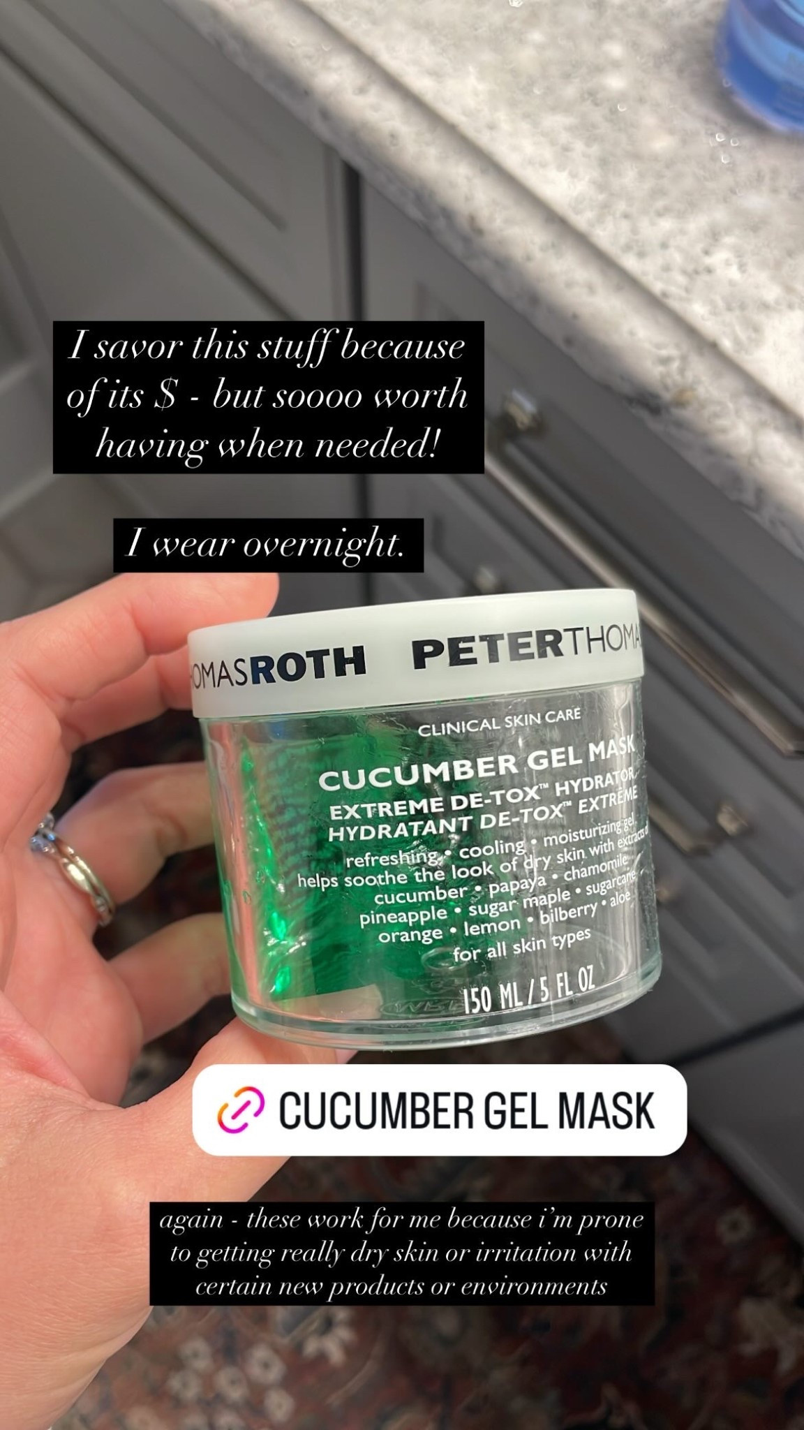 A rescuer - been using this relief mask for years when needed. It’s worth every penny. #sephora #sephorafinds #beautyfinds #cucumbermask 

#LTKFindsUnder100 #LTKBeauty