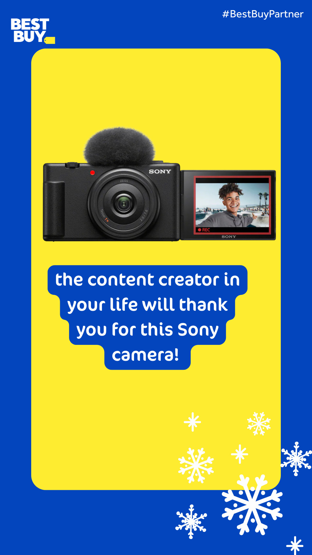  
#BestBuyPartner 
The content creator in your life is going to go crazy over this Sony vlogging camera from @bestbuy !!
#LTKHolidays #giftguide #bestbuy 
 

#LTKHoliday #LTKGiftGuide #LTKSeasonal