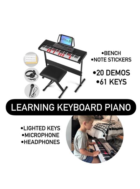 2 day shipping with prime! The grandkids love this piano keyboard. Impressed with how easy it was to put together and the quality for the price! #amazonfinds

#LTKKids #LTKFamily #LTKGiftGuide