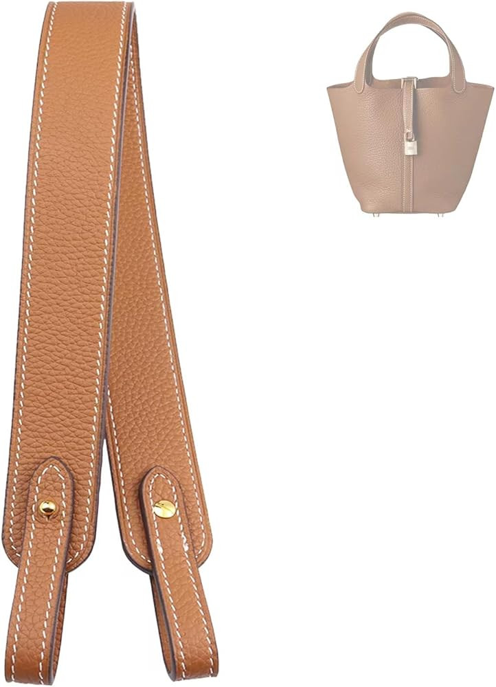 Genuine Leather Purse Strap for Picotin/Lindy/Evelyne Bags Togo Leather Shoulder Straps Replaceme... | Amazon (US)