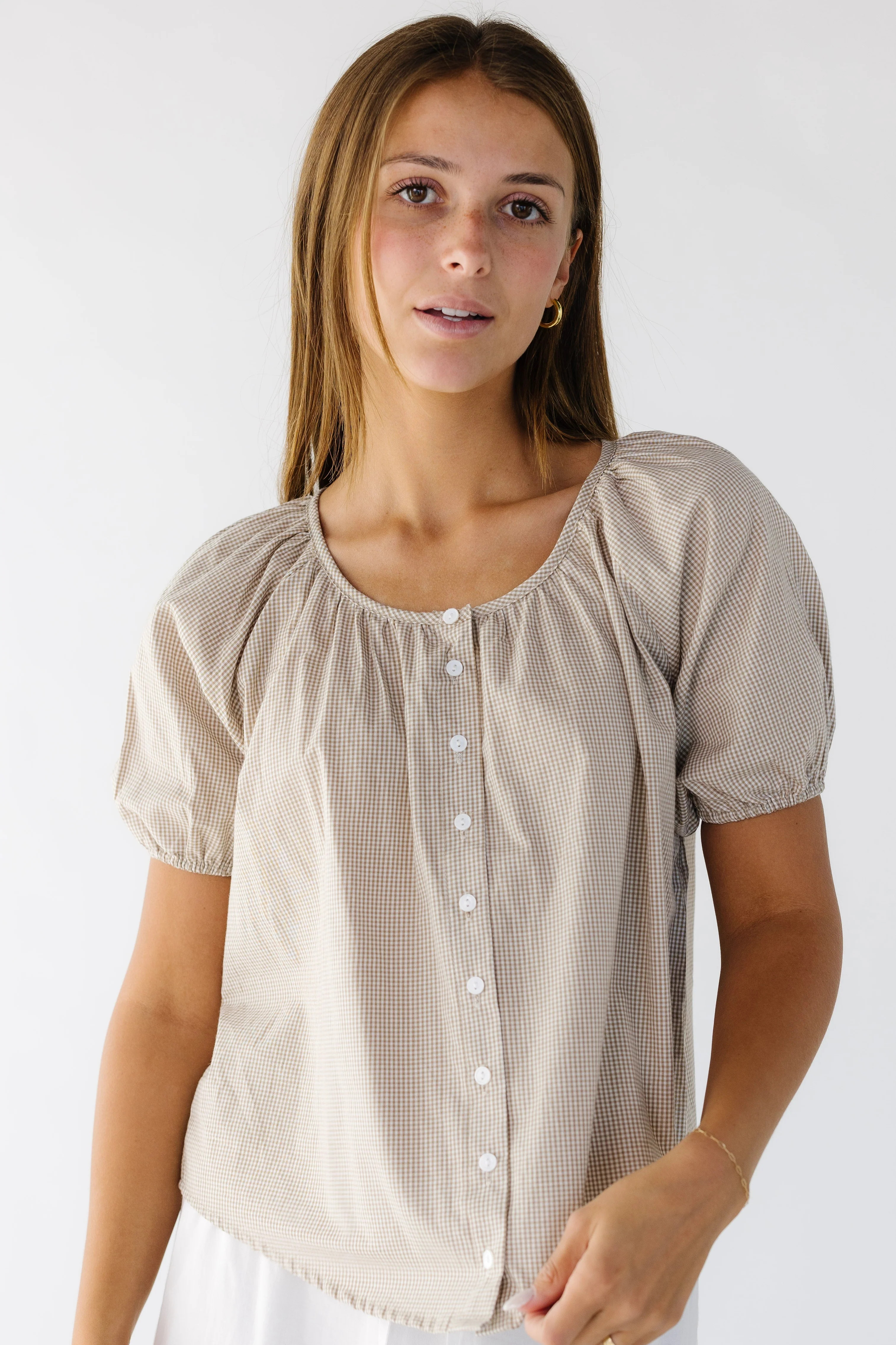 Brass & Roe Modest Bree Textured Top | Called To Surf