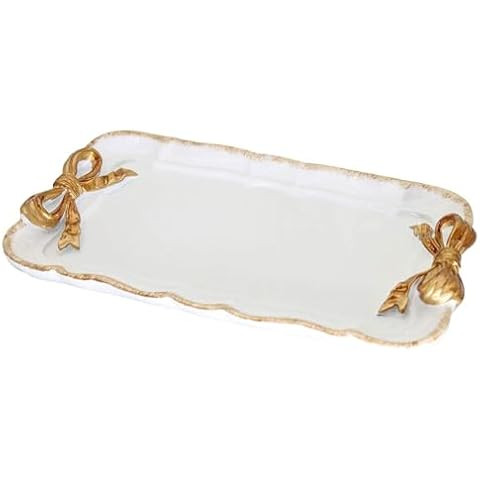 Gisela Adorable Bow-knot Trinket Dish Resin Jewelry Tray Perfect for Holding Small Jewelries, Nec... | Amazon (US)