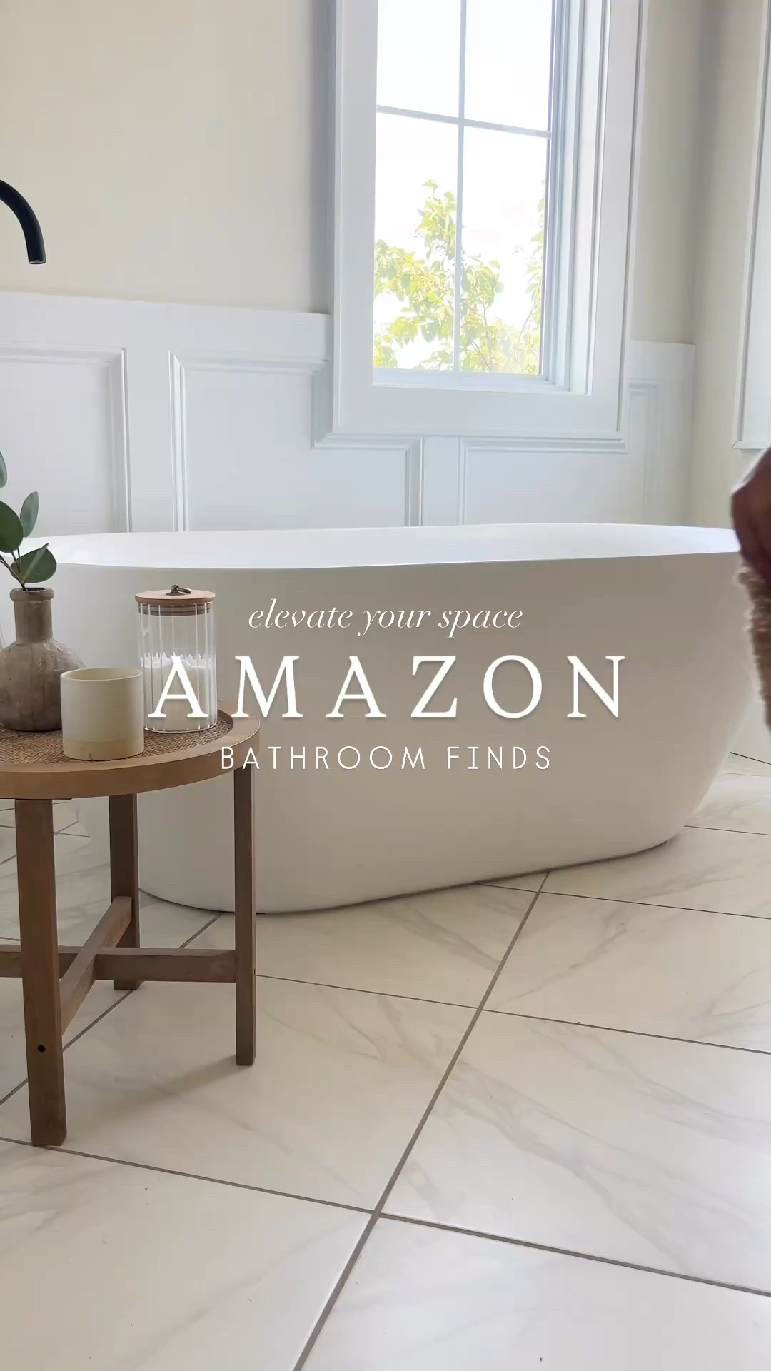 Amazon bathroom finds that will instantly elevate your space!

Bathroom decor, bathroom accessories, neutral towel, bathroom vanity, wall mirror, wall sconce, bathtub , bathroom organization 

#LTKHome #LTKSaleAlert #LTKFindsUnder50