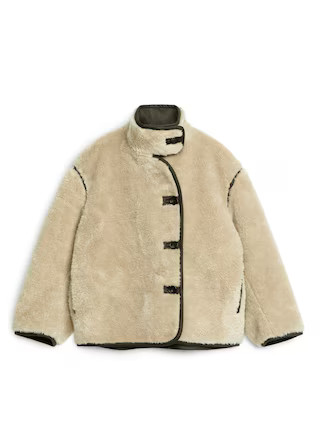Faux Fur Jacket – Beige/Brown – Women – ARKET GB | Arket UK