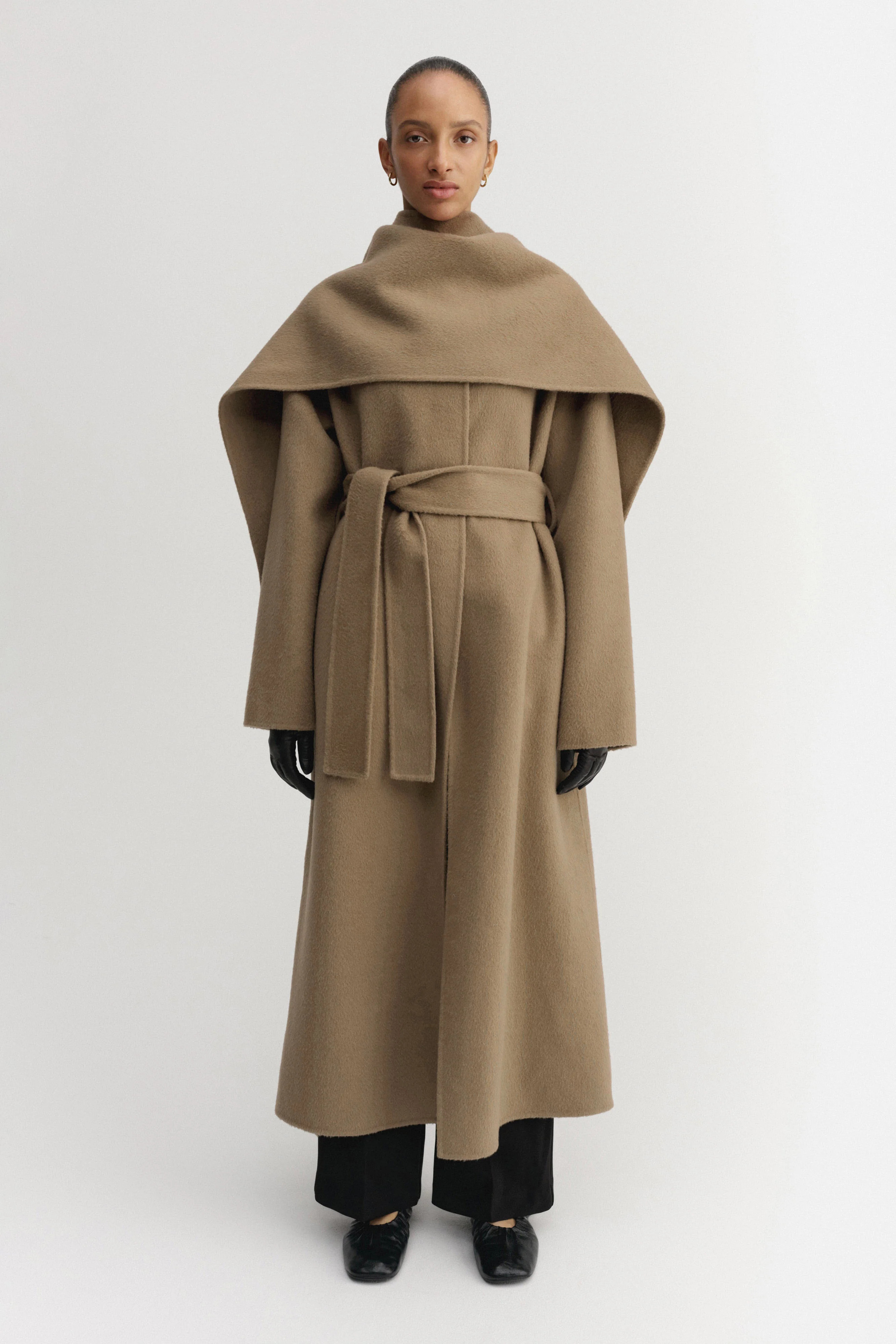 Mara Doublé Coat, tan | Almada Label