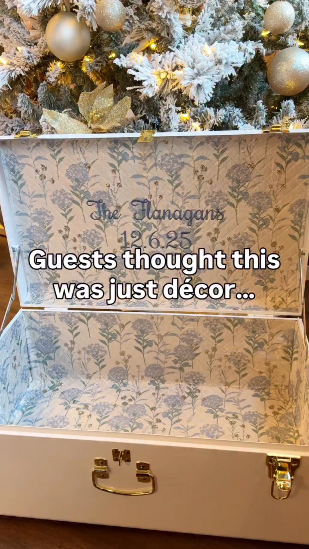 On my wedding day, some guests thought this was such beautiful a piece of décor, 
but it is actually one of my favorite ways to preserve our wedding keepsakes and future memories. It was sweet when guests placed cards and gifts in it for Michael and me, which was a beautiful touch. With Memorize Trunks, I was able to even choose the quilted fabric lining, embroidery font, colors, and what I wanted embroidered 🤍. We cherish our special wedding details too much to end up in a plastic tub to get lost in the attic. 

As my family expands, it will hold our baby’s birth details with ours as well. It’s such a sentimental, intentional, and beautifully designed keepsake trunk that anyone would love and utilize—such a meaningful gift. 

The trunk is also so special to have displayed  at bridal and baby showers, weddings, birthday parties, christening celebrations, on and on. 

On our wedding day last month, some guests placed their wedding gifts and cards in our Memorize Trunk, but now it will hold our wedding details forever ✨

Would you love something like this for your wedding or special occasion? 

#memorizetrunkspartner #memorizetrunks #WeddingDetails #keepsaketrunk #baby #preservememories

#LTKmomlife #LTKWedding #LTKBaby