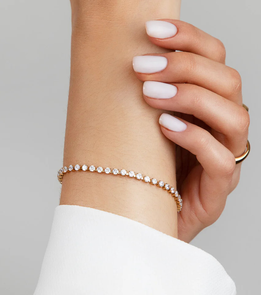 Tennis Bracelet (Gold) | Abbott Lyon