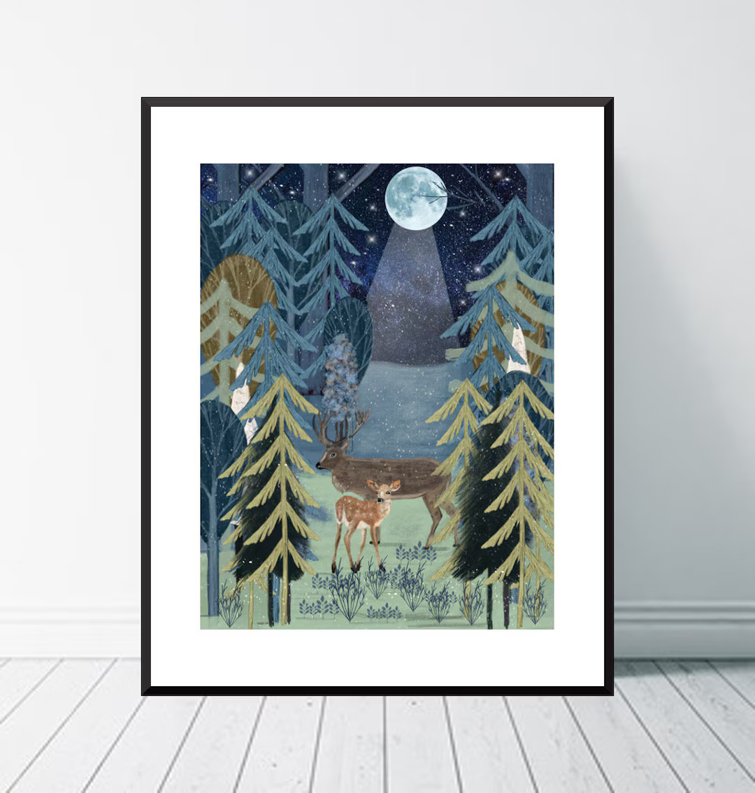 The Secret Forest. Nursery Art, Children's Picture, Nature Wall Art, Children's Wall Art, Neutral... | Etsy (US)