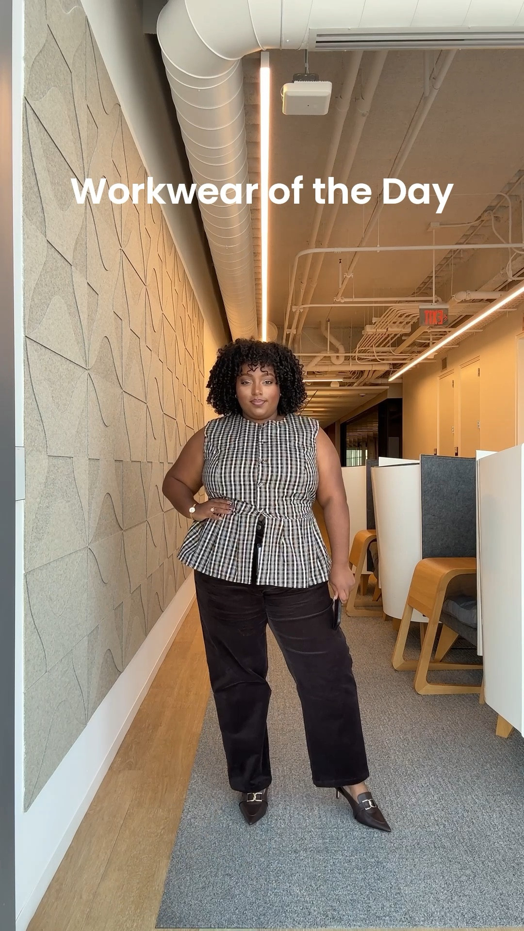 Looking for workwear inspo for the fall season? This is a perfect look! Mixing in textures like corduroy with patterns like this checkered print peplum gives you outfit tons of interest!

#LTKStyleTip #LTKPlusSize #LTKWorkwear