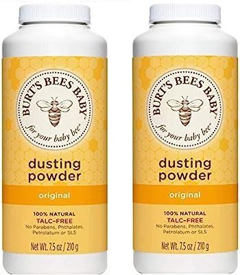 Burt's Bees Baby Bee Dusting Powder Bottle, 7.5-Ounce Bottles (Pack of 2) | Amazon (US)