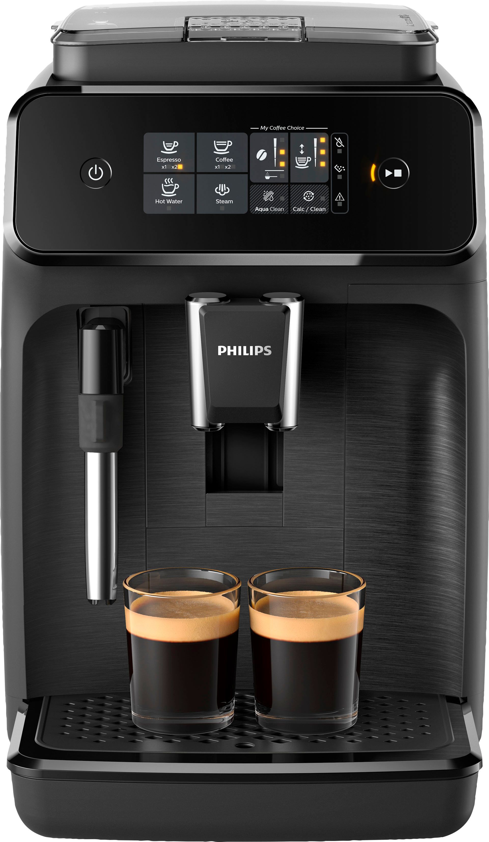 Philips 1200 Series Fully Automatic Espresso Machine with Milk Frother Black EP1220/04 - Best Buy | Best Buy U.S.