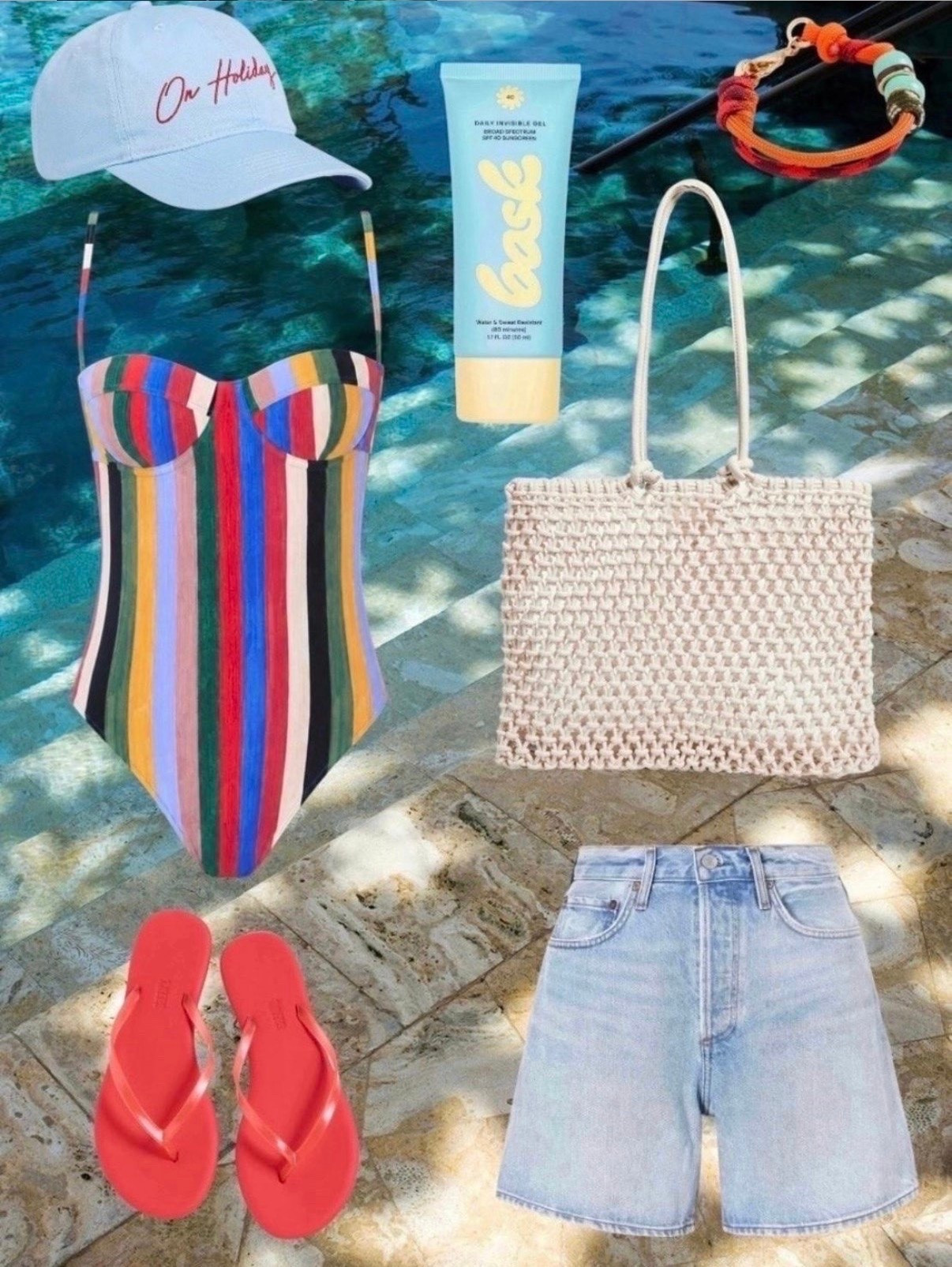 What to wear to… Dorado Beach 
 
Swimsuit
Beach hat 
SPF

#LTKTravel #LTKootd