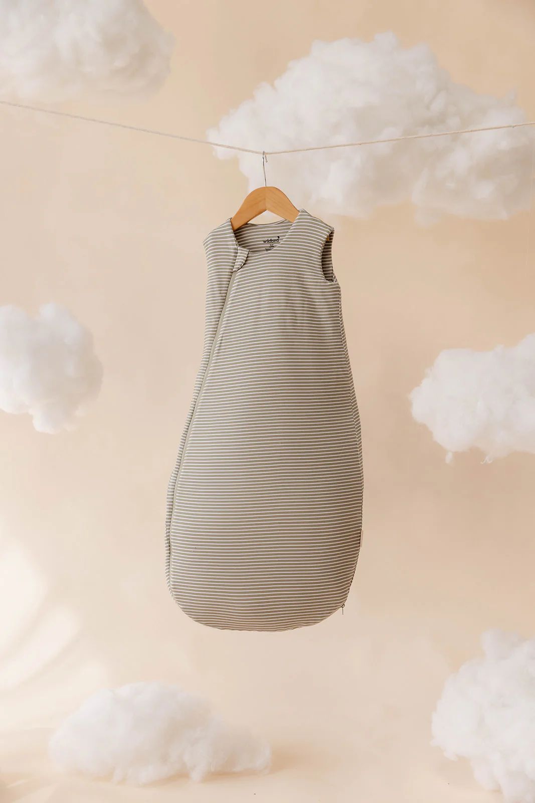 Pistachio Stripe - CloudBlend™ Sleep Sack TOG 1 | Wildbird