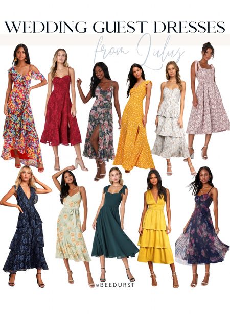 Love these wedding guest dresses from Lulus! Perfect for end of summer weddings, but so many could also easily be worn for fall weddings! 

#LTKstyletip #LTKFind #LTKwedding