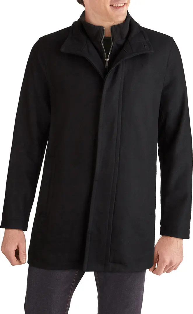 Melton Wool Blend Topcoat | Nordstrom