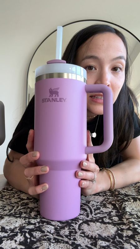 My home and wardrobe may be neutral but my waterbottles bring the fun!!! My current fave colours are lilac and citron. I did lilac in the 40oz quencher and citron in the 20oz iceflow. Quality is 15/10. Hands down the best water bottle there is. 

Shop them in Canada ca.stanley1913.com. 

#stanleypartner
#sponsored but all views are my own 
@stanley_brand

#LTKhome #LTKfindsunder50 #LTKVideo