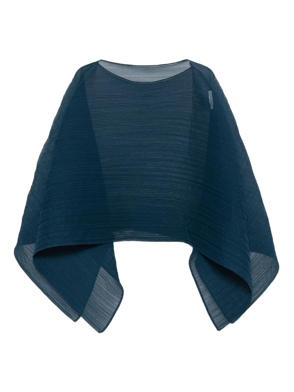 Pleats Please Issey Miyake Pleated Poncho  | Blue | FARFETCH AU | Farfetch Global