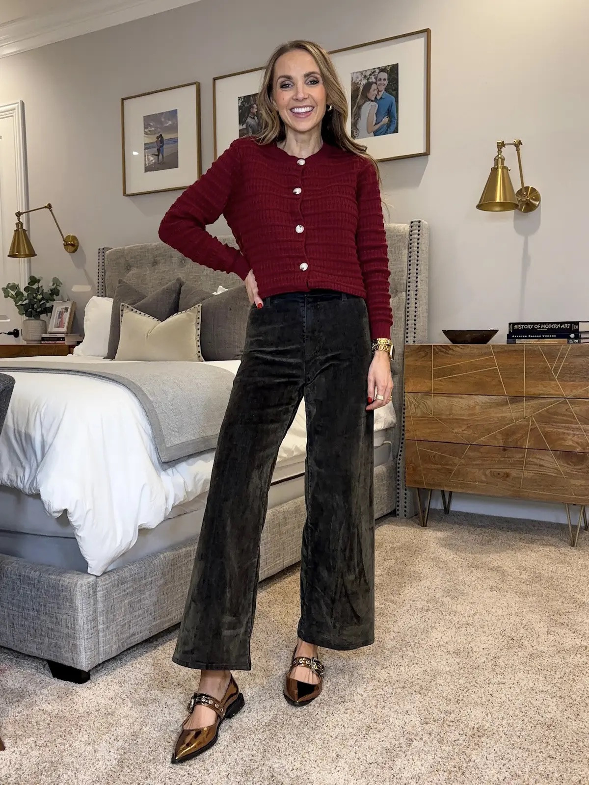Winter style with @amazon burgundy sweater + @target velvet pants 

#LTKSeasonal #LTKFindsUnder50 #LTKHoliday
