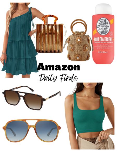 Amazon daily finds
Vacation outfits
Beach bags
Spring dresses
Wedding guest dress
Sunglasses 
Spring bags
Beauty 
Sol de janeiro 

#LTKFind #LTKitbag #LTKunder50