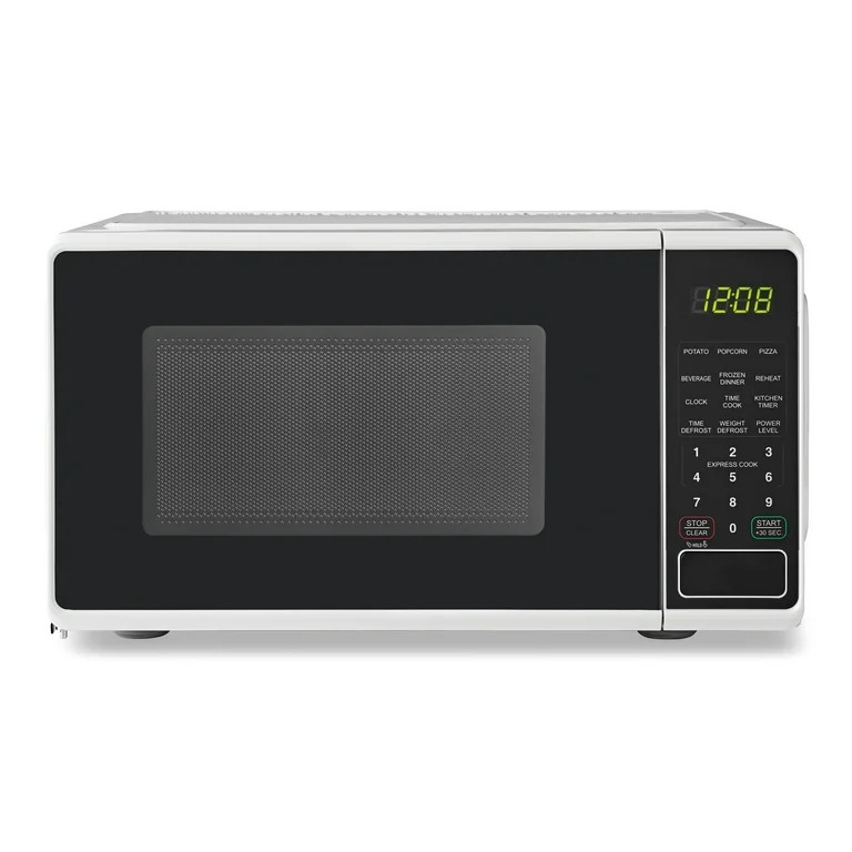 Mainstays 0.7 cu. ft. Countertop Microwave Oven, 700 Watts, White, New | Walmart (US)