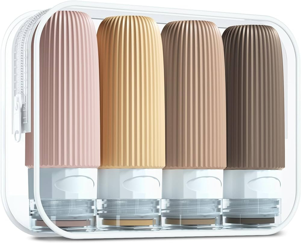 Travel Bottles for Toiletries, Tsa Approved 2oz Travel Bottles, BPA Free Leak Proof Travel Size T... | Amazon (US)